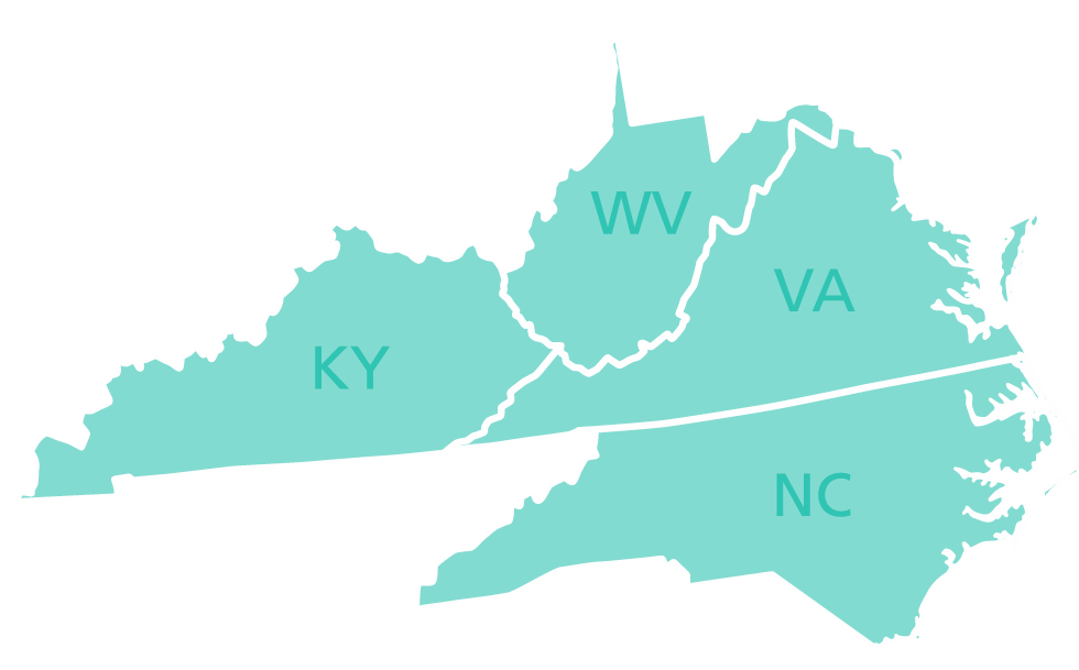 Winterwood Development regional map of Kentucky and North Carolina properties